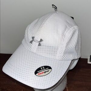 UA osfa under Armour WHITE NEW Yoga Gym Marathon Running Baseball golf cap hat